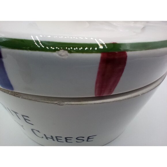 Vintage Kitsch Mouse Cheese Jar Viking Handmade Japan Funny Midcentury Decor - Picture 5 of 16